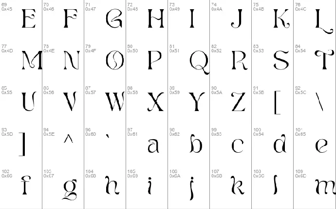 Imager font