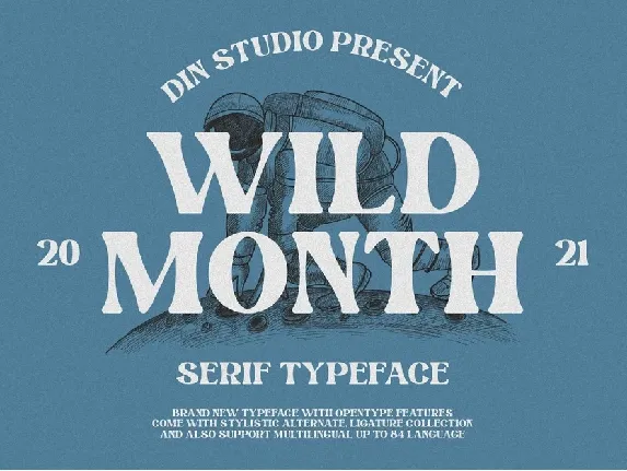 Wild Month font