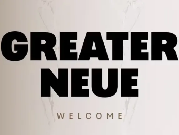 Greater Neue Family font