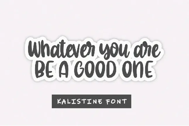 Kalistine font