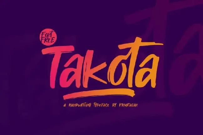 Takota font