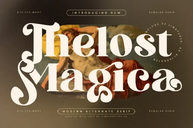 Thelost Magica Serif font