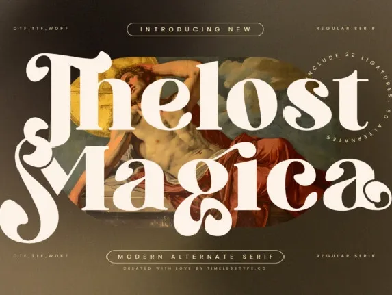 Thelost Magica Serif font