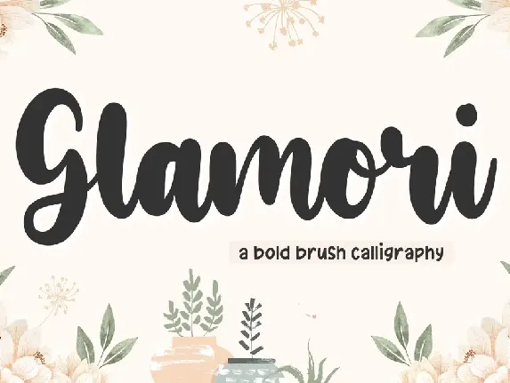 Glamori font