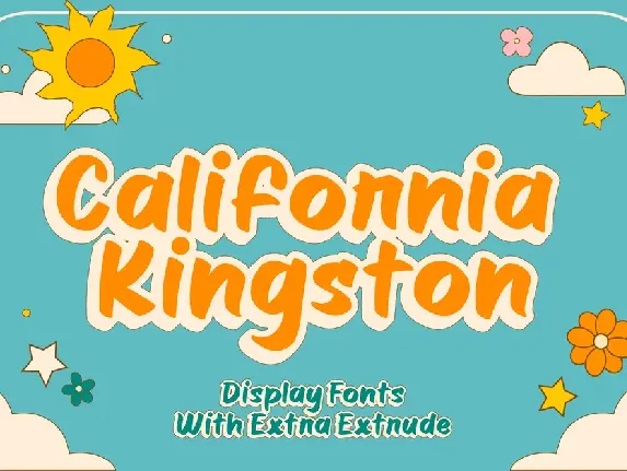 California Kingston font