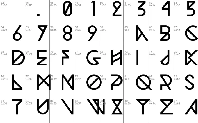 Woodwarrior font