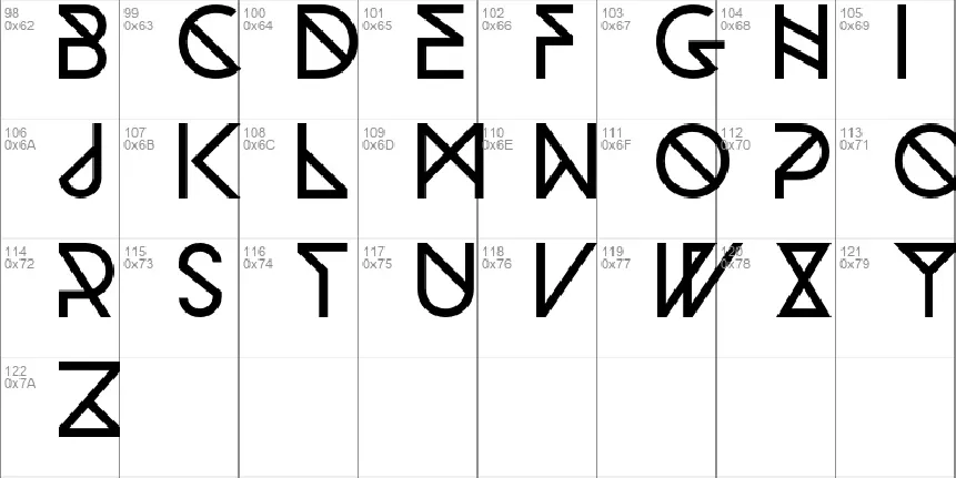 Woodwarrior font