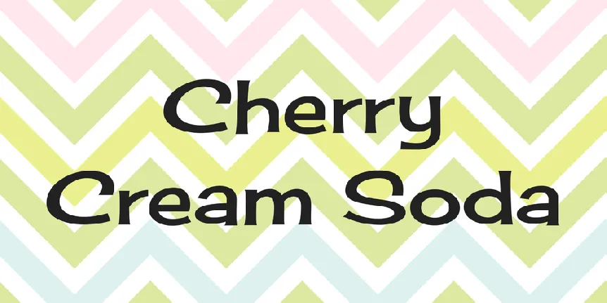 Cherry Cream Soda font