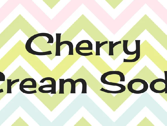 Cherry Cream Soda font