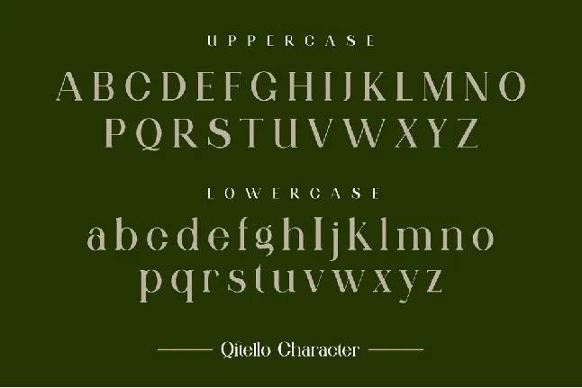 Qitello font