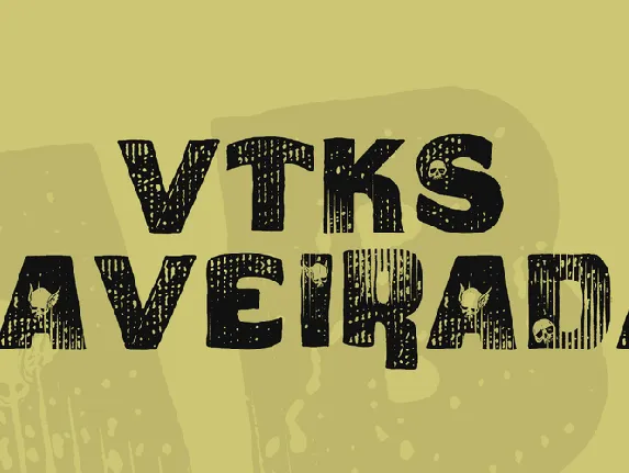 vtks caveirada font