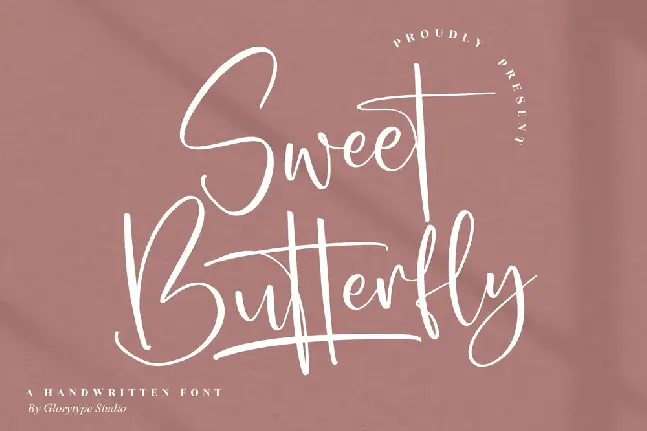 Sweet Butterfly font