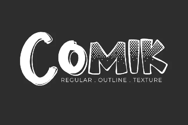 Comik font