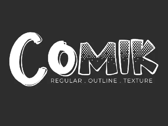 Comik font