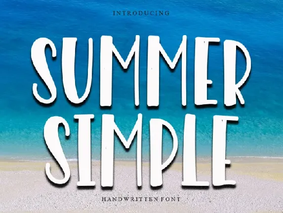 Summer Simple font