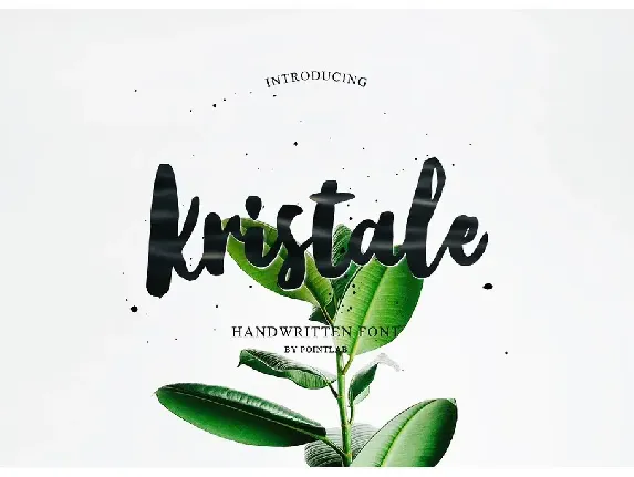 Kristale Script font