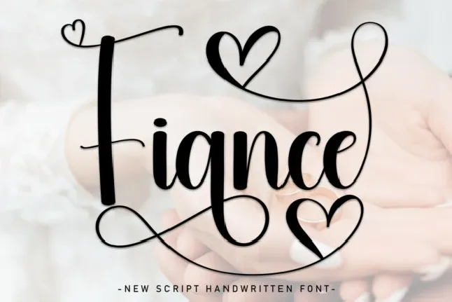 Fiance Script font