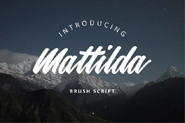 Mattilda Script Free font