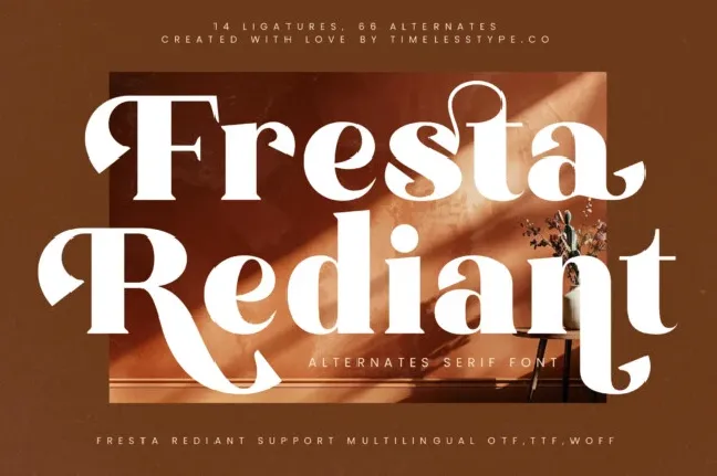 Fresta Rediant Serif font