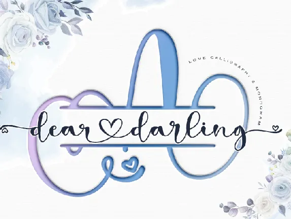 dear darling font