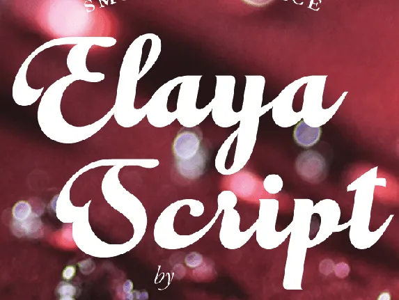 Elaya Script PERSONAL USE ONLY font