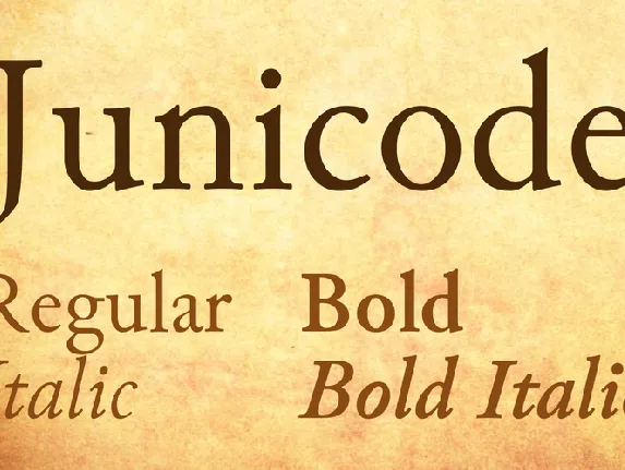 Junicode font