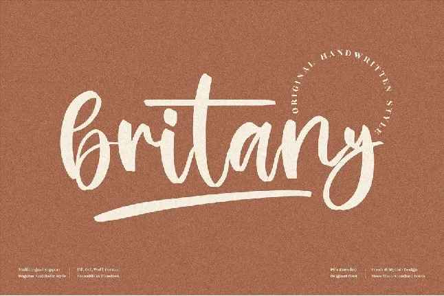 Britany font