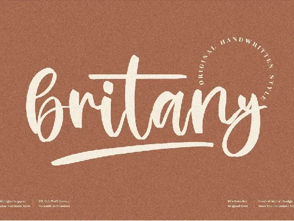 Britany font