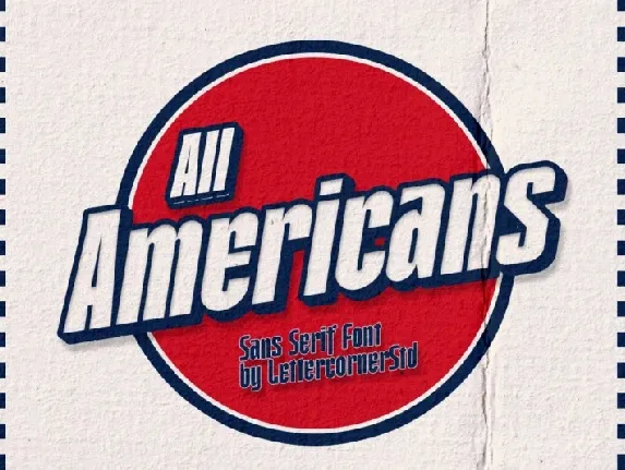 All Americans font