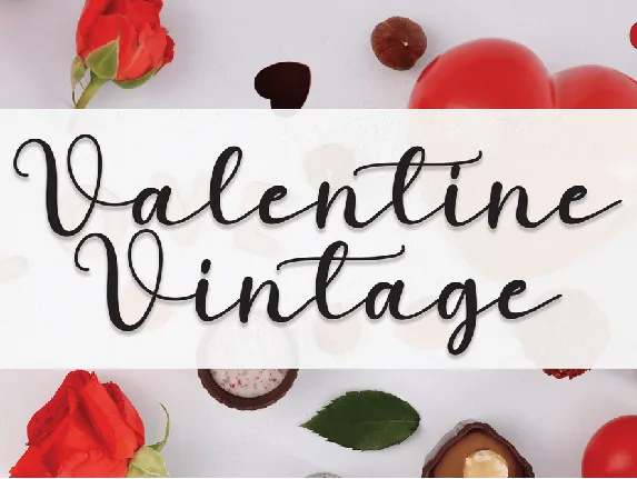 Valentine Vintage font