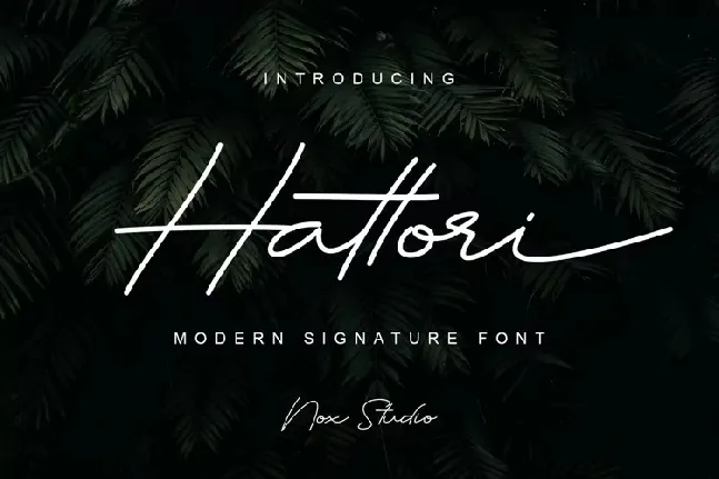 Hattori font