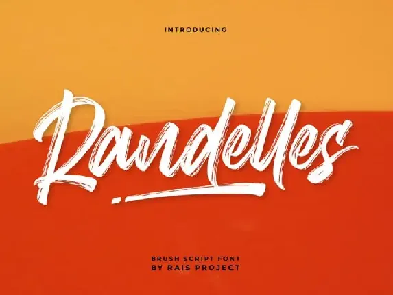 Randelles Brush font