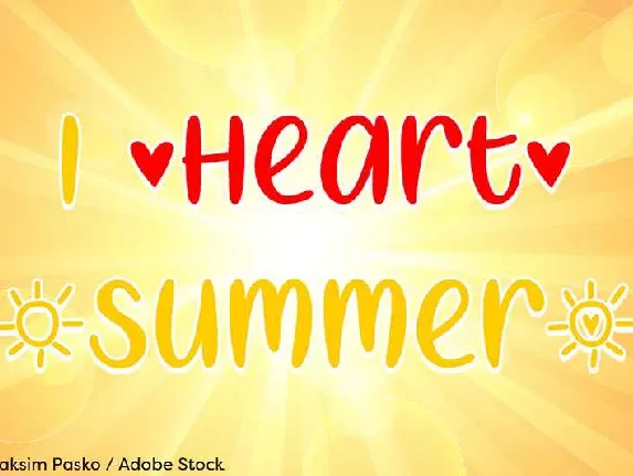 I Heart Summer Free Download font