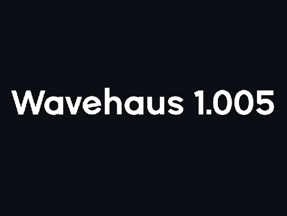 Wavehaus Family font