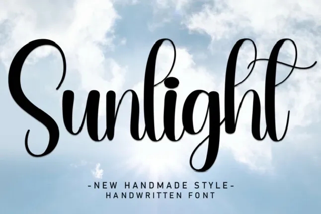 Sunlight Script Typeface font