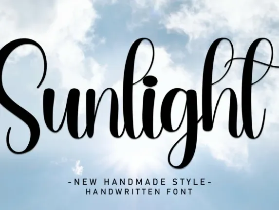 Sunlight Script Typeface font