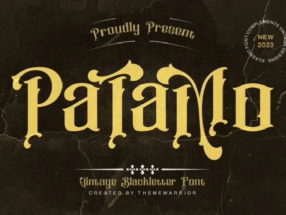 Patamo font