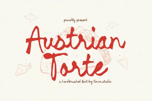 Austrian Torte font