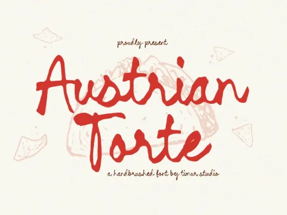 Austrian Torte font