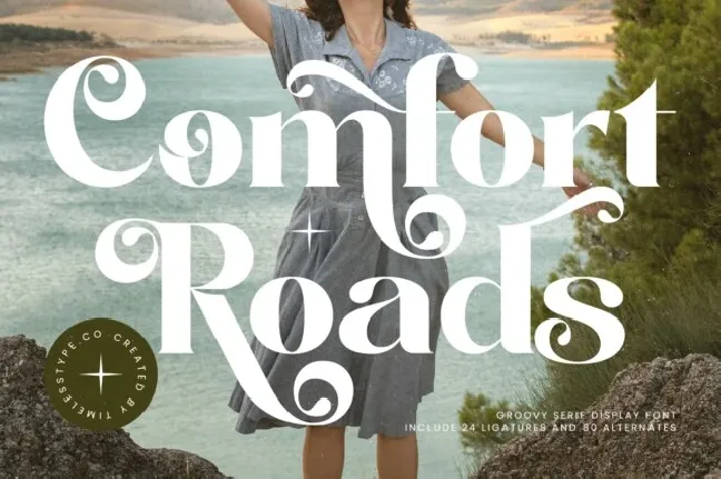 Comfort Roads Serif font