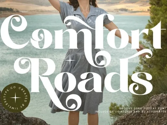 Comfort Roads Serif font