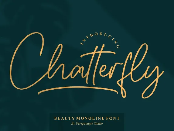 Chatterfly font