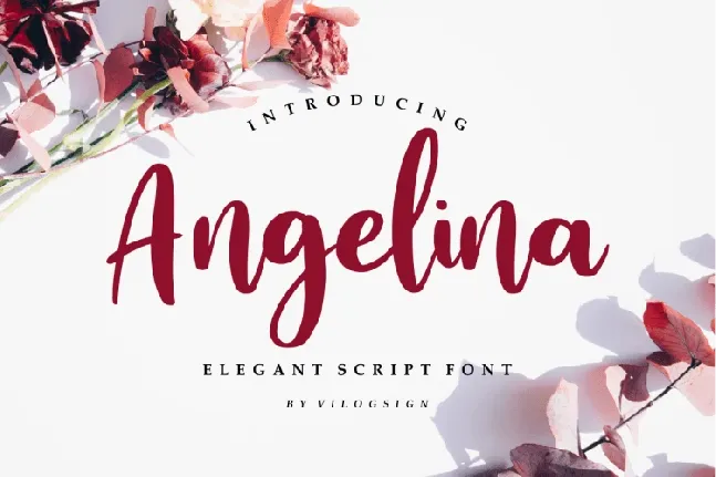 Angelina Playful Script font