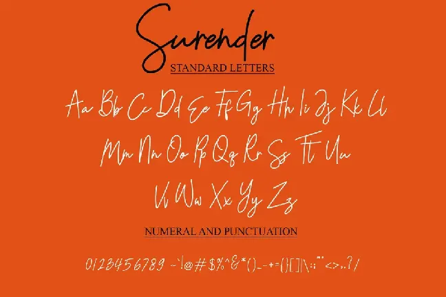 Surender font