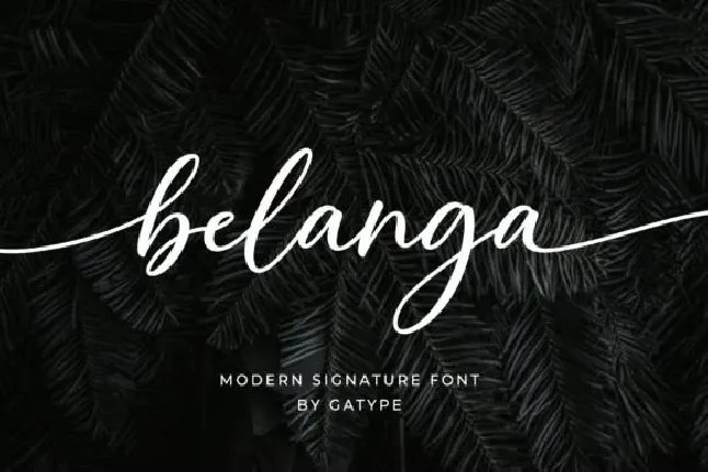 Belanga font