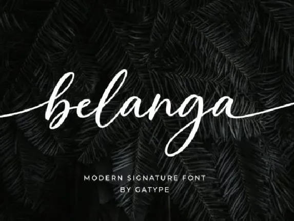 Belanga font