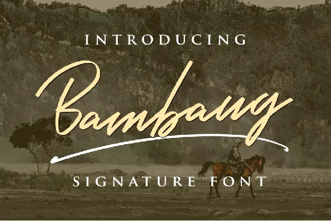 Bambang font