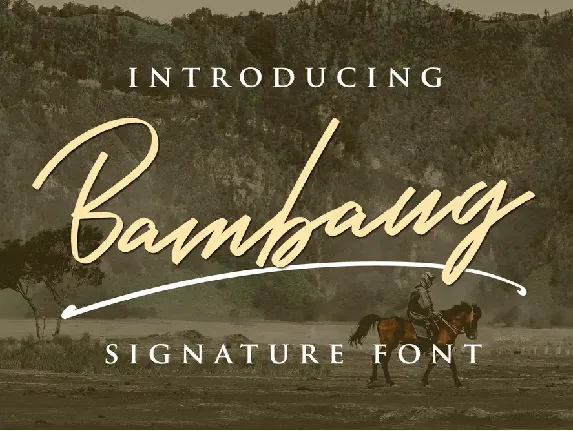 Bambang font