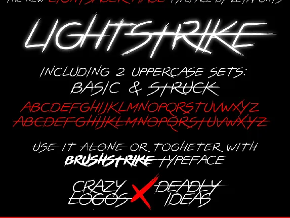 LIGHTSTRIKE font