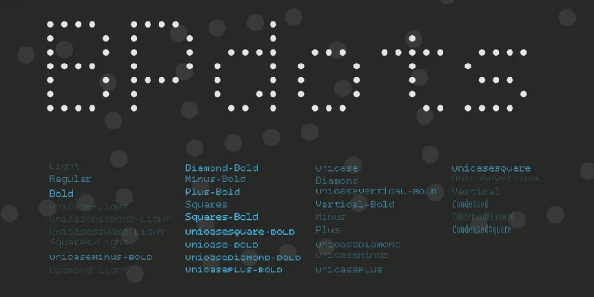 BPdots font